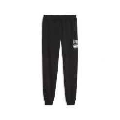 Męskie spodnie dresowe PUMA Sport Logo Play PUMA. Czarne spodnie sportowe męskie Puma, z bawełny. Za 219.00 zł.