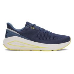 Buty do biegania męskie Under Armour Sonic 7 washed navy/nu blue/yellow shade. Niebieskie obuwie do biegania damskie Under Armour. Za 319.99 zł.