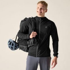 Męska kurtka Endurance: wodoodporna, wiatroodporna, elastyczna z kapturem. Brązowe kurtki męskie Dare 2b, l, bez wzorów, z materiału, z kapturem. Za 285.00 zł.