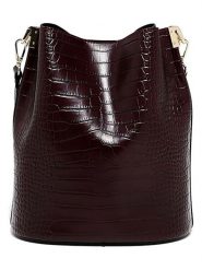 Maison héritage PARIS Skórzana torebka "Bruna" w kolorze bordowym - 23 x 26,5 x 16 cm rozmiar: onesize. Czerwone torebki klasyczne damskie maison héritage PARIS, bez wzorów, z materiału, bez dodatków. Za 356.78 zł.