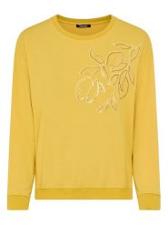 Olsen Bluza w kolorze żółtym rozmiar: 44. Żółte bluzy z nadrukiem damskie Olsen. Za 129.45 zł.