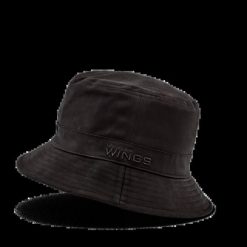 Bucket Hat WINGS UNLEASH bawełniany kapelusz BLACK. Czarne kapelusze damskie Wings, na lato, bez wzorów, z bawełny. Za 49.90 zł.