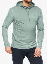 Bluza z kapturem męska Helly Hansen Verglas Light Hoodie. Zielone bluzy z kapturem męskie Helly Hansen, m, z elastanu. Za 360.35 zł.
