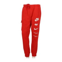 Second life - Jogging Męski Spodnie cargo dresowe - Jak nowy. Czerwone spodnie sportowe męskie Nike, z dresówki. Za 164.76 zł.