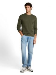 Tom Tailor Denim swetry z dzianiny Mężczyźni Bawełna (100%) zielony, L. Zielone swetry męskie Tom Tailor Denim, l, bez wzorów, z bawełny, bez kołnierzyka. Za 199.95 zł.