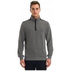 Galvanni sweter męski Hasty M, szary. Szare kardigany męskie Galvanni, m, bez wzorów, z materiału, eleganckie, bez kołnierzyka. W wyprzedaży za 219.00 zł.