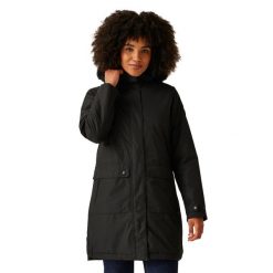 Parka Damska Sabinka II. Czarne parki damskie Regatta, m, bez wzorów, z elastanu. Za 172.99 zł.