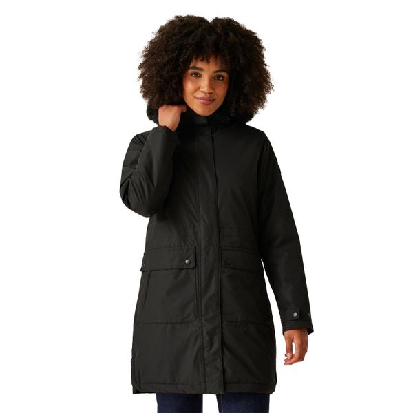 Parka Damska Sabinka II. Czarne parki damskie Regatta, m, bez wzorów, z elastanu. Za 172.99 zł.