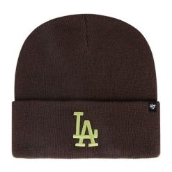 Czapka zimowa miejska Brand 47 Los Angeles Dodgers brązowa. Brązowe czapki męskie 47 Brand. Za 119.00 zł.