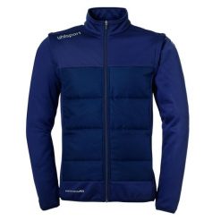 Kurtka z odpinanymi rękawami Uhlsport Essential. Czarne kurtki męskie UHLSPORT, xl, bez wzorów, z materiału, sportowe, bez kaptura. W wyprzedaży za 259.50 zł.