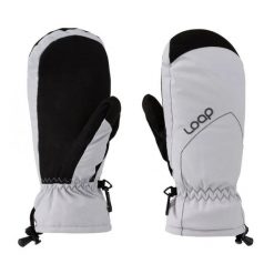Rękawiczki narciarskie Loap Rory Grey. Białe rękawiczki damskie ZSPORT, na zimę, bez wzorów. Za 162.99 zł.