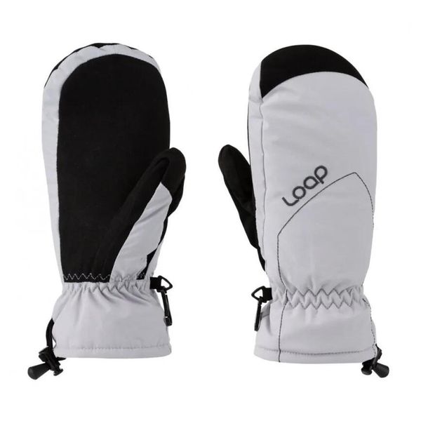 Rękawiczki narciarskie Loap Rory Grey. Czarne rękawiczki damskie ZSPORT, na zimę, bez wzorów. Za 179.99 zł.