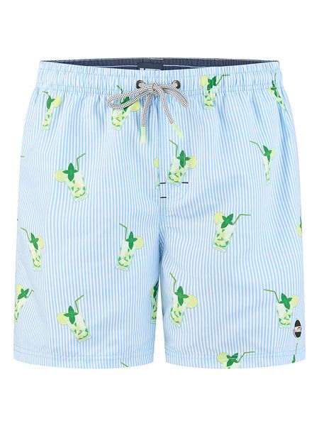 Happy Shorts Szorty kąpielowe w kolorze błękitnym rozmiar: M. Niebieskie szorty sportowe męskie Happy Shorts, m, z materiału, outdoorowe. Za 68.95 zł.