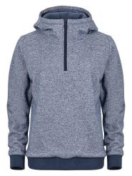 Elkline Bluza polarowa "Smile" w kolorze niebieskim rozmiar: 48. Niebieskie bluzy z kapturem damskie elkline, z polaru. Za 189.29 zł.