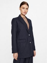 Pepe Jeans Marynarka Rene PL402287 Czarny Relaxed Fit. Czarne marynarki i żakiety damskie Pepe Jeans, s, bez wzorów, z jeansu. Za 619.99 zł.