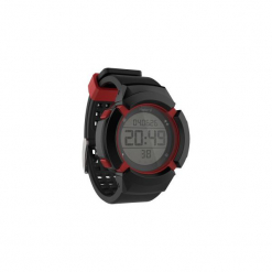 Sportowy zegarek W700XC M męski. Czarne zegarki męskie KALENJI, ze stali. Za 79.99 zł.