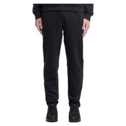 Spodnie męskie Reebok Athlete. Czarne spodnie materiałowe męskie Reebok, bez wzorów, sportowe. Za 249.99 zł.