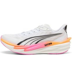 Buty Do Biegania Puma Deviate Nitro 4 Wns Damskie. Białe obuwie do biegania damskie Puma. Za 681.99 zł.