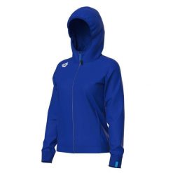 Bluza damska z kapturem Arena Team Panel. Niebieskie bluzy z kapturem damskie Arena, s, z bawełny. Za 379.00 zł.