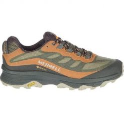 Buty trekkingowe męskie Merrell Moab Speed Gtx. Zielone buty trekkingowe męskie MERRELL, bez zapięcia, trekkingowe. Za 657.45 zł.