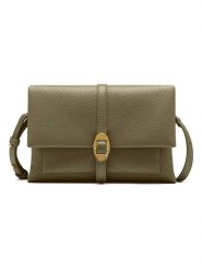 COCCINELLE Skórzana torebka w kolorze khaki - 24 x 17 x 10 cm rozmiar: onesize. Brązowe torebki klasyczne damskie Coccinelle, bez wzorów, z materiału, bez dodatków. Za 878.53 zł.
