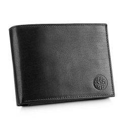 Portfel męski BETLEWSKI BPM-VTCC-68 CZARNY. Czarne portfele męskie Betlewski, bez wzorów, ze skóry. Za 129.99 zł.