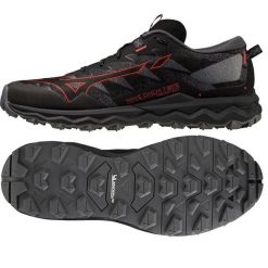 Buty do biegania Mizuno Wave Daichi J1GJ225601 GORE-TEX czarne. Czarne obuwie do biegania damskie mizuno wave. Za 730.44 zł.