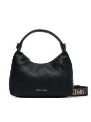 Calvin Klein Torebka LV04F3892G Czarny. Czarne torebki klasyczne damskie CALVIN KLEIN, bez wzorów, ze skóry, bez dodatków. Za 369.99 zł.