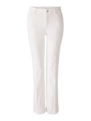 Oui Dżinsy - Flared fit - w kolorze białym rozmiar: 42. Białe jeansy damskie Oui. Za 174.43 zł.