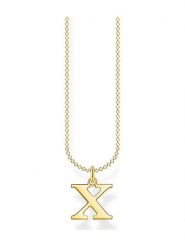 Thomas Sabo Pozłacany naszyjnik z zawieszką - dł. 45 cm rozmiar: onesize. Żółte naszyjniki damskie thomas sabo, pozłacane. Za 214.95 zł.