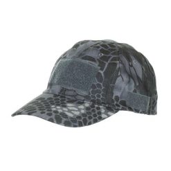 Czapka baseball Combat kamuflaż snake black. Brązowe czapki męskie MFH MAX FUCHS, bez wzorów, sportowe. Za 29.99 zł.