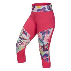 Legging kobieta Ocun Rhea 3/4 pink. Czerwone spodnie dresowe damskie Ocun, s, bez wzorów. Za 228.00 zł.