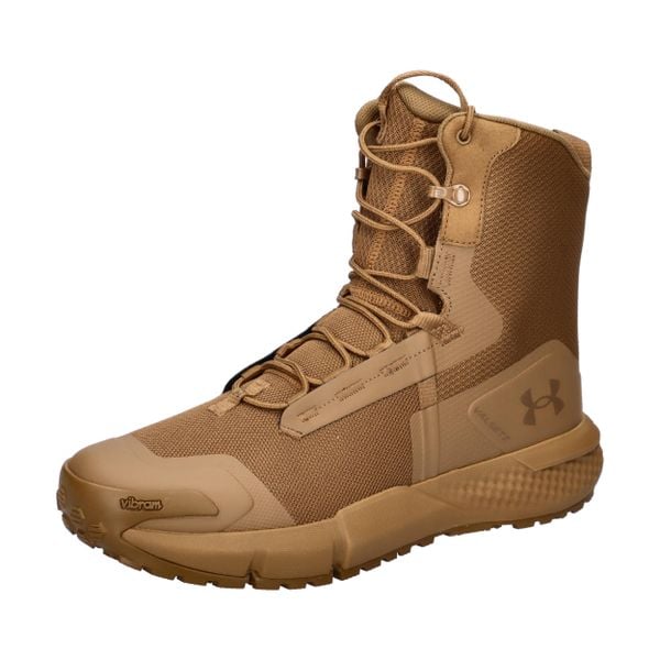 Buty trekkingowe Under Armour Valsetz. Brązowe buty trekkingowe męskie Under Armour, z materiału, bez zapięcia. Za 580.70 zł.