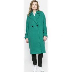 Vero Moda - Płaszcz Siena. Zielone płaszcze damskie Vero Moda, m, bez wzorów, z elastanu, klasyczne. W wyprzedaży za 139.90 zł.