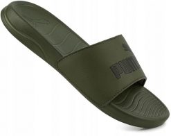 Klapki na basen męskie Puma Popcat 20 zielone. Zielone klapki i japonki męskie Puma, z materiału. Za 89.00 zł.