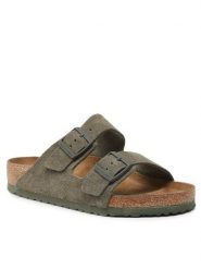 Birkenstock Klapki Arizona 1025657 Zielony. Zielone klapki i japonki męskie Birkenstock, ze skóry. Za 539.99 zł.