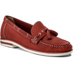 Mokasyny CAPRICE - 9-24205-20 Red Nubuc 544. Czerwone mokasyny damskie Caprice, z nubiku. W wyprzedaży za 169.00 zł.