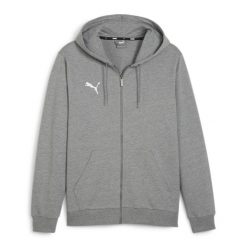 Bluza sportowa męska Puma B23623. Szare bluzy sportowe męskie Puma, bez wzorów, sportowe, bez kołnierzyka, bez ramiączek. Za 189.00 zł.