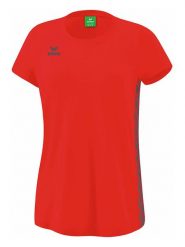 Erima Koszulka "Essential" w kolorze czerwonym rozmiar: 36. Czerwone bluzki sportowe damskie Erima, z bawełny, bez kołnierzyka, bez ramiączek. Za 39.49 zł.