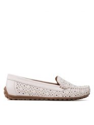 Lasocki Mokasyny EST-AMRITA-02 Biały. Białe mokasyny damskie Lasocki, ze skóry. Za 118.99 zł.