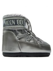 Moon Boot Śniegowce 80D1409350 Srebrny. Szare buty zimowe męskie Moon Boot, ze skóry, bez zapięcia. Za 719.00 zł.