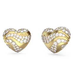 Kolczyki Guess. Żółte kolczyki damskie Guess, złote. Za 139.99 zł.