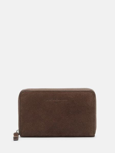 Liebeskind Berlin Skórzany portfel w kolorze brązowym - 15 x 9 x 2 cm rozmiar: onesize. Brązowe portfele damskie LIEBESKIND BERLIN, bez wzorów, z materiału. Za 226.77 zł.