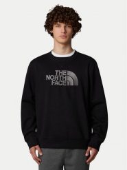 The North Face Bluza Drew Peak NF0A89EK Czarny Regular Fit. Czarne bluzy bez kaptura męskie The North Face, m, z bawełny. Za 349.99 zł.