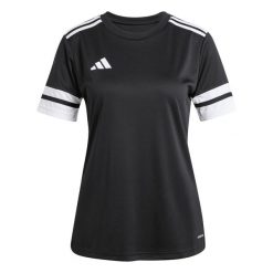 Adidas Sport Squa25 Jsy W Koszulka Damskie. Czarne bluzki sportowe damskie Adidas, m, bez wzorów, z materiału, bez ramiączek. Za 79.99 zł.