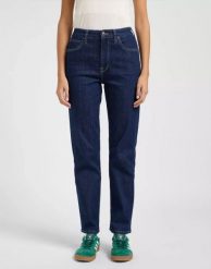 DAMSKIE SPODNIE LEE CAROL DARKER VIEW 112365088. Spodnie materiałowe damskie Lee, bez wzorów, z jeansu. Za 269.00 zł.