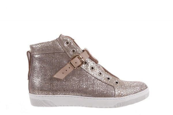 Trampki Bayla-156 4079 Diamonds Grey Buewax Coco, Złoto, Skóra naturalna - 39. Żółte trampki i tenisówki damskie Bayla, bez wzorów, ze skóry, przed kolano. W wyprzedaży za 89.10 zł.