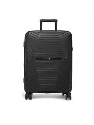 Beverly Hills Polo Club Walizka kabinowa CEO-BHPC-WAL-007-S Czarny. Czarne walizki Beverly Hills Polo Club, bez wzorów, z tworzywa sztucznego. Za 299.99 zł.