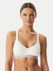 Emporio Armani Underwear Biustonosz sportowy EW000447 AF19026 U1131 Biały. Białe biustonosze sportowe damskie Emporio Armani Underwear, bez wzorów, z bawełny. Za 279.99 zł.