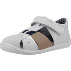 Sandały TITANITOS L500 CRISTIAN Biały. Białe sandały damskie TITANITOS, bez wzorów, ze skóry, bez obcasa. Za 186.99 zł.